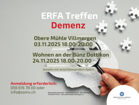 ERFA-Treffen Demenz – Jetzt anmelden