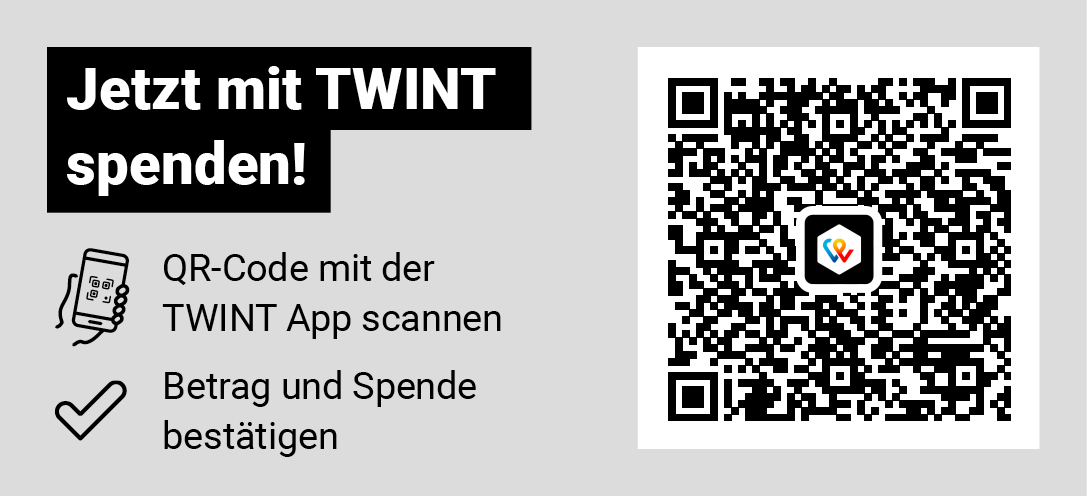 jetzt mit TWINT spenden!