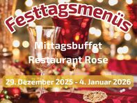 🎄 Themenwoche Festtagsmenüs im Restaurant Rose 🎄 29. Dezember 2025 – 4. Januar 2026