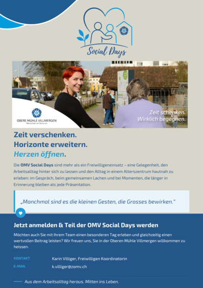 Mahlzeitendienst Obere Mühle Vilmergen